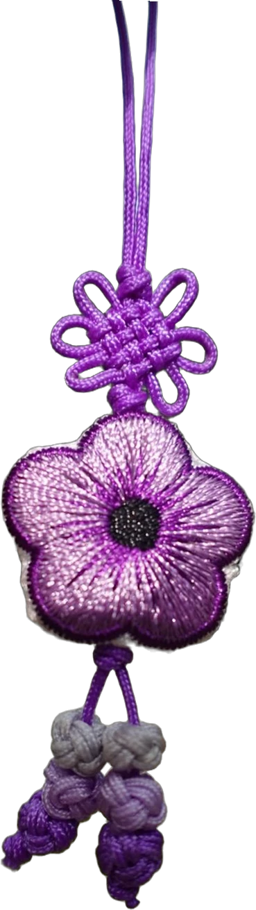 Norigae flor morada