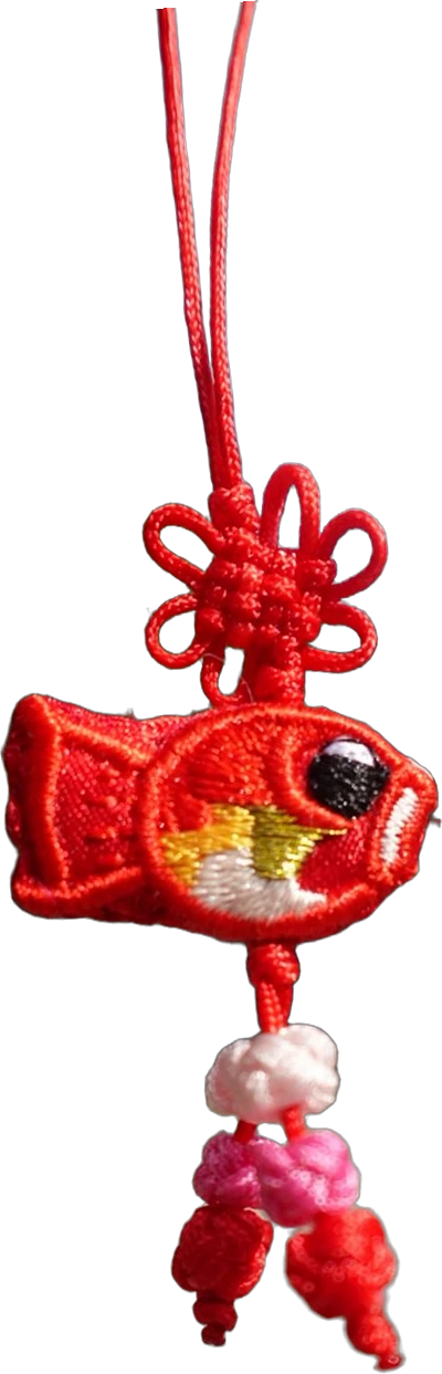 Norigae pez rojo