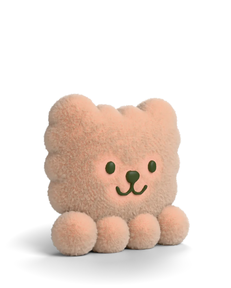 Otto, el oso de Ottoke, en versión de peluche.
